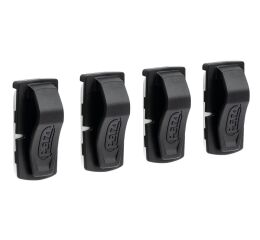 Klipy k přichycení čelovky PETZL na přilbu UNI ADAPT, 4 ks - E000BA00