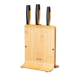 Sada nožů Fiskars Functional Form v bambusovém bloku, 3 ks - 1057553
