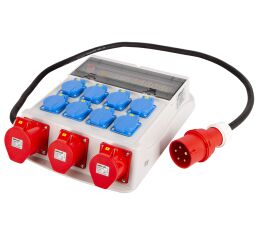 Mobilní rozvodná skříň 32 A, 11 výstupů - FNP8608