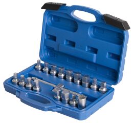 Sada nástrčných klíčů na zátky olejových van 18 dílů - H0009