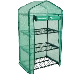 Zahradní fóliový skleník, 3patrový, 680 x 490 x 1280 mm