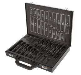 Sada vrtáků do kovu, 1 - 10 mm, 170 ks - HSS170K