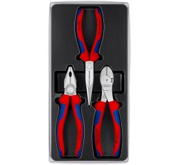 Sada kleští Knipex v plastové výplni, 3 ks - K002011V01