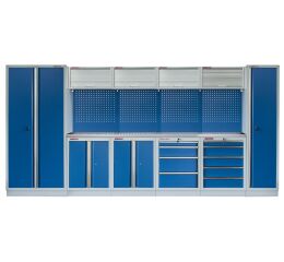 Kvalitní PROFI BLUE dílenský nábytek 4235 x 495 x 2000 mm - MTGS1300BB6