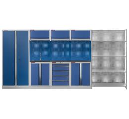 Sestava PROFI BLUE dílenského nábytku 4155 x 495 x 2000 mm - MTGS1300NE