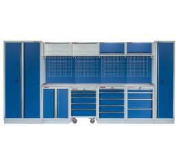 Kvalitní PROFI BLUE dílenský nábytek 4235 x 495 x 2000 mm - MTGS1300VZ4