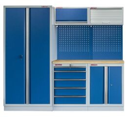 Sestava 5 ks kvalitního PROFI BLUE dílenského nábytku - MTGS1301BAL01