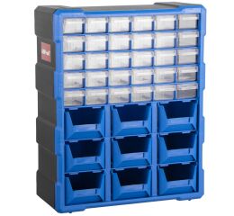 Plastový organizér / box na šroubky, 39 rozdělovníků - MW1501