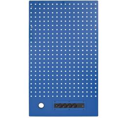 Děrovaná závěsná deska s el. zásuvkou PROFI BLUE - MWGB1324Q