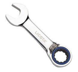 Vyhnutý ráčnový klíč s přepínáním krátký, 19 mm - LI2019