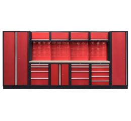 Kvalitní PROFI RED dílenský nábytek 4235 x 495 x 2000 mm - RTGS1300A5