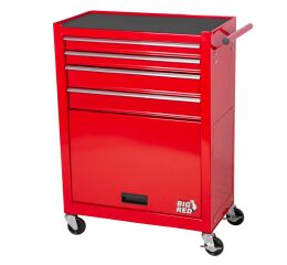 Dílenský kovový vozík na nářadí 4 zásuvky - TBR1304