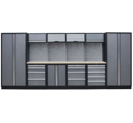 Kvalitní PROFI dílenský nábytek - 4535 x 2000 x 495 mm - TGS1300A1