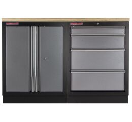Sestava kvalitních PROFI dílenských skříněk s pracovní deskou - TGS1300BAL07