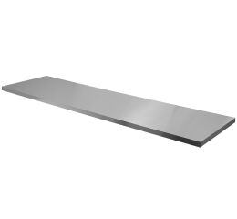 Nerezová pracovní deska PROFI, hluboká, 2040 x 615 x 38 mm - TGW80DS