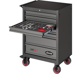 Dílenský vozík s nářadím 164 dílů, VIGOR 500N, 7 zásuvek - V2379N