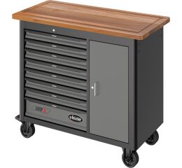 Dílenský vozík s nářadím 375 dílů, 8 zásuvek a dvířka, VIGOR 1000 - V5158