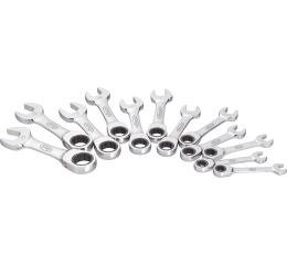 Sada ráčnových očkoplochých klíčů, krátké provedení VIGOR V2821