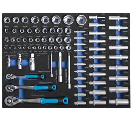 Gola sada ve výplni do dílenského vozíku, 80 dílů - VV080GS01