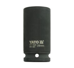 Kovaný vnitřní nástrčný klíč hluboký 3/4" šestihranný 28 mm CrMo YATO - YT-1128