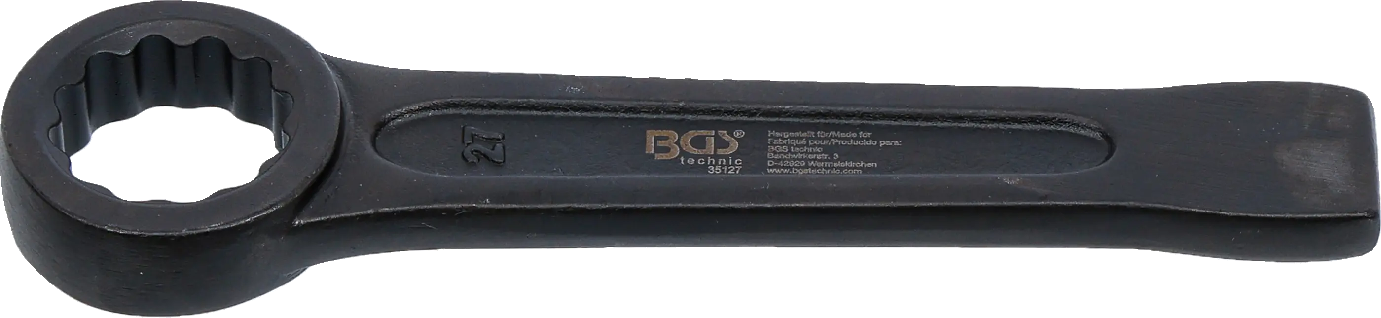 Rázový očkový klíč 27 mm, BGS 35127 Rázový očkový klíč 27 mm, BGS 35127