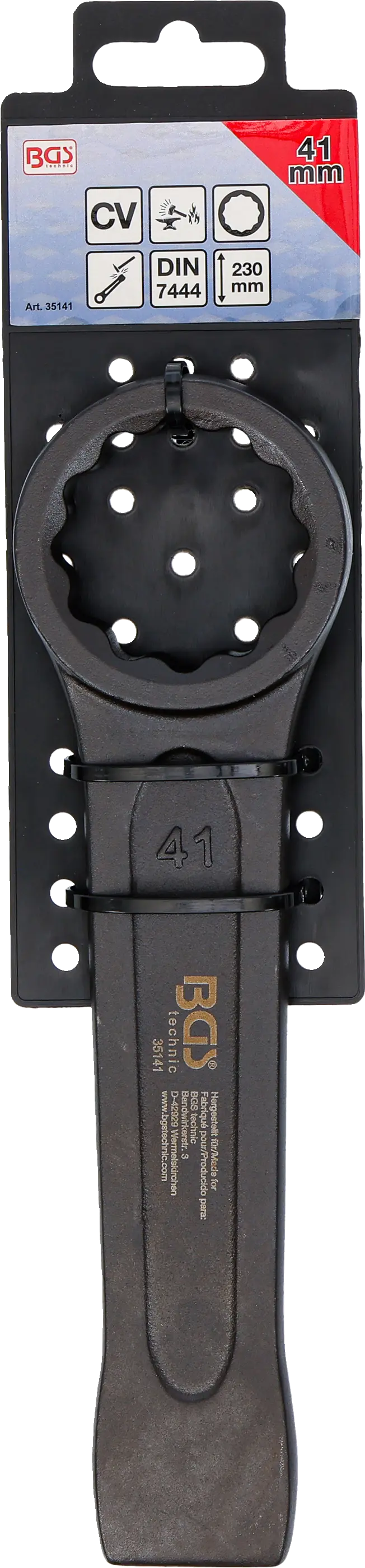 Rázový očkový klíč 41 mm, BGS 35141 Rázový očkový klíč 41 mm, BGS 35141