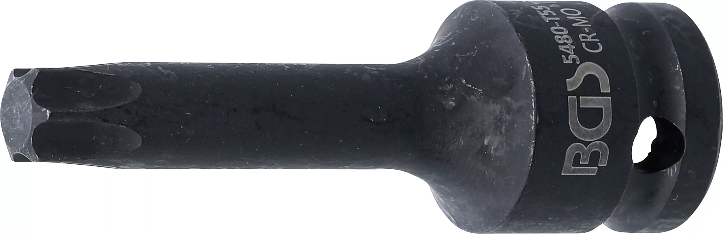 Rázový nástrčný klíč TORX 1/2", T55, prodloužený - B5480-T55
