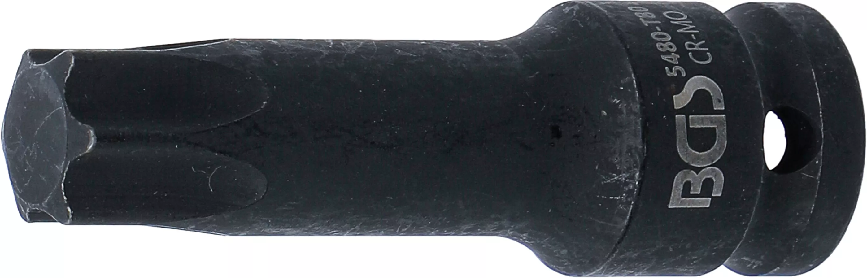 Rázový nástrčný klíč TORX 1/2", T80, prodloužený - B5480-T80