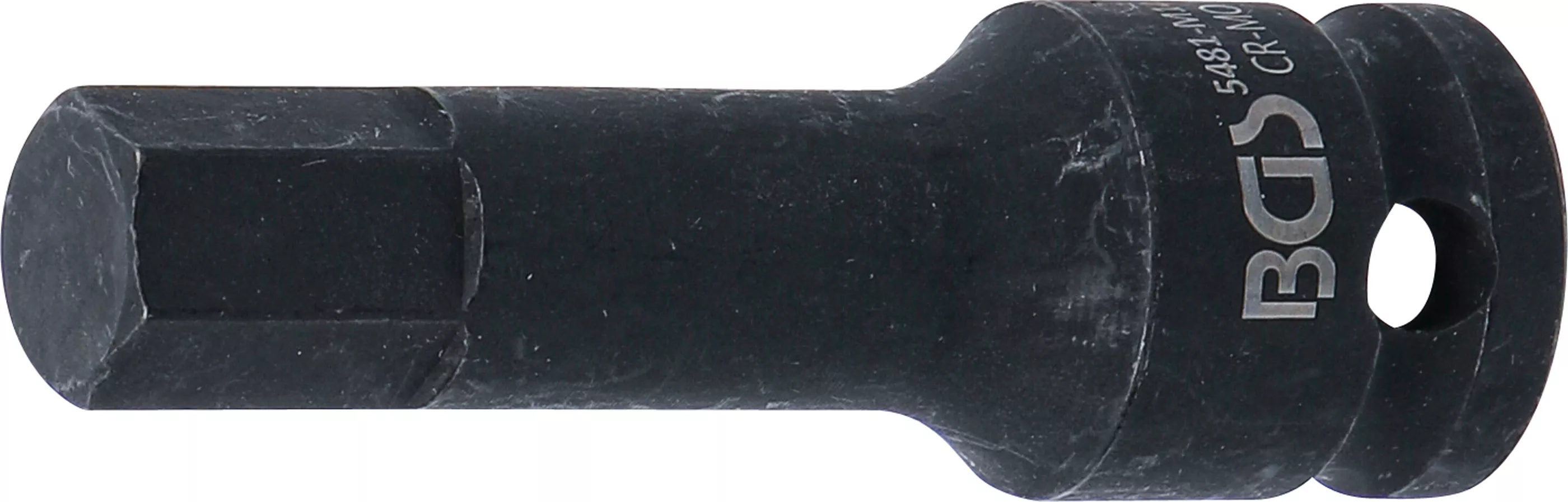 Rázový nástrčný klíč HEX 1/2", 14 mm, prodloužený - B5481-M14