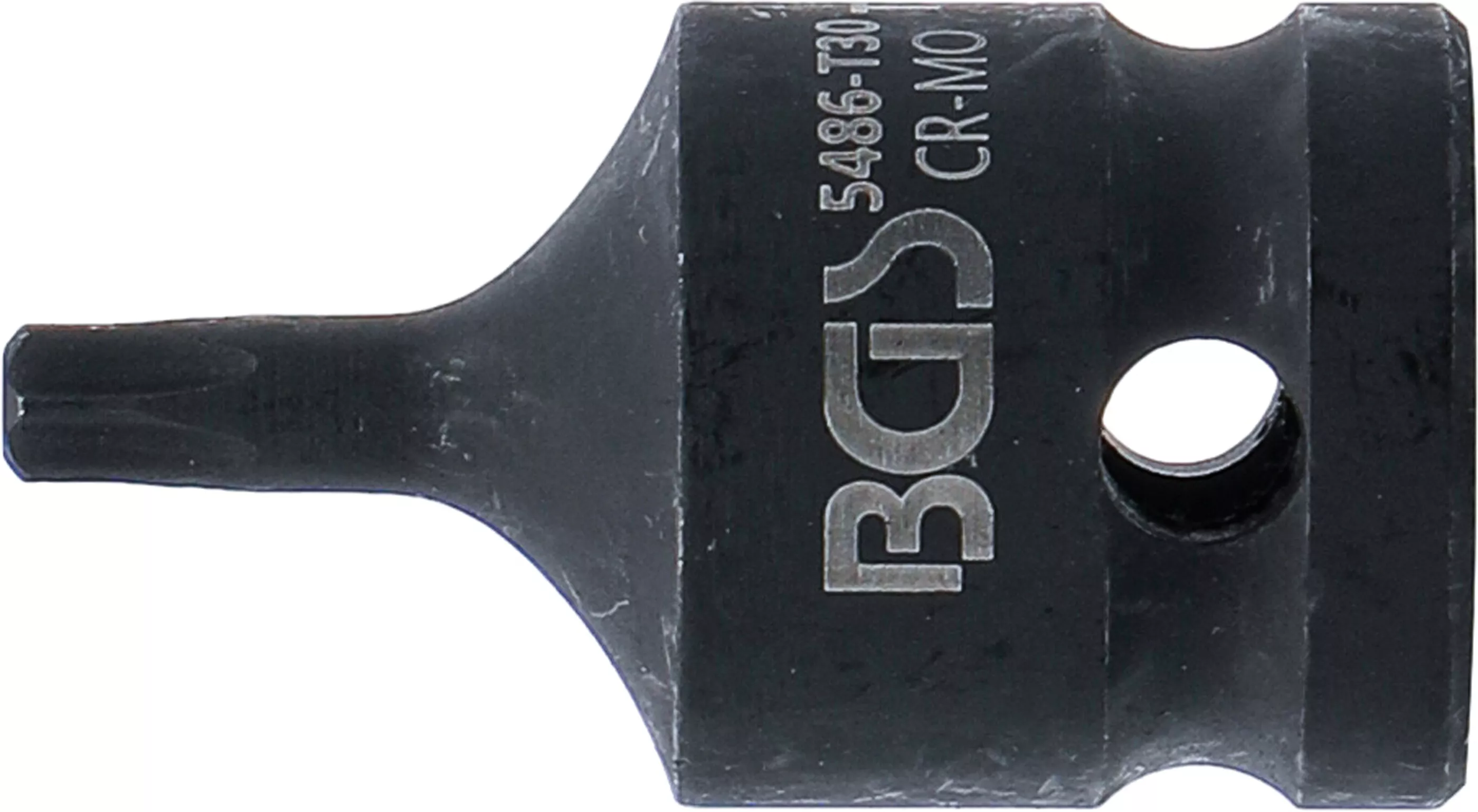 Profil TORX T30 – rázový nástrčný klíč 1/2 Detail profilu TORX T30 rázového nástrčného klíče