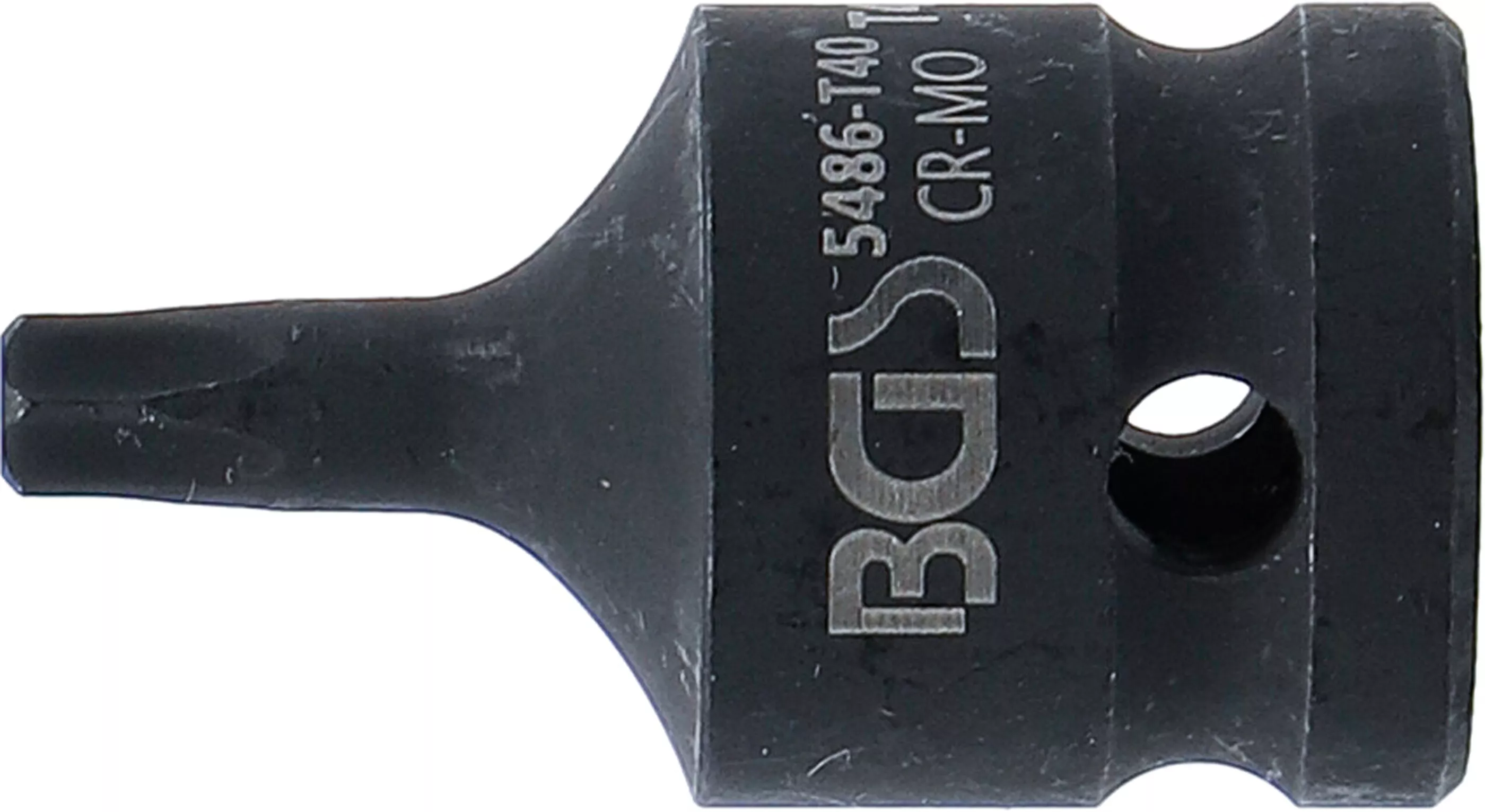 Profil TORX T40 – rázový nástrčný klíč 1/2 Detail profilu TORX T40 rázového nástrčného klíče