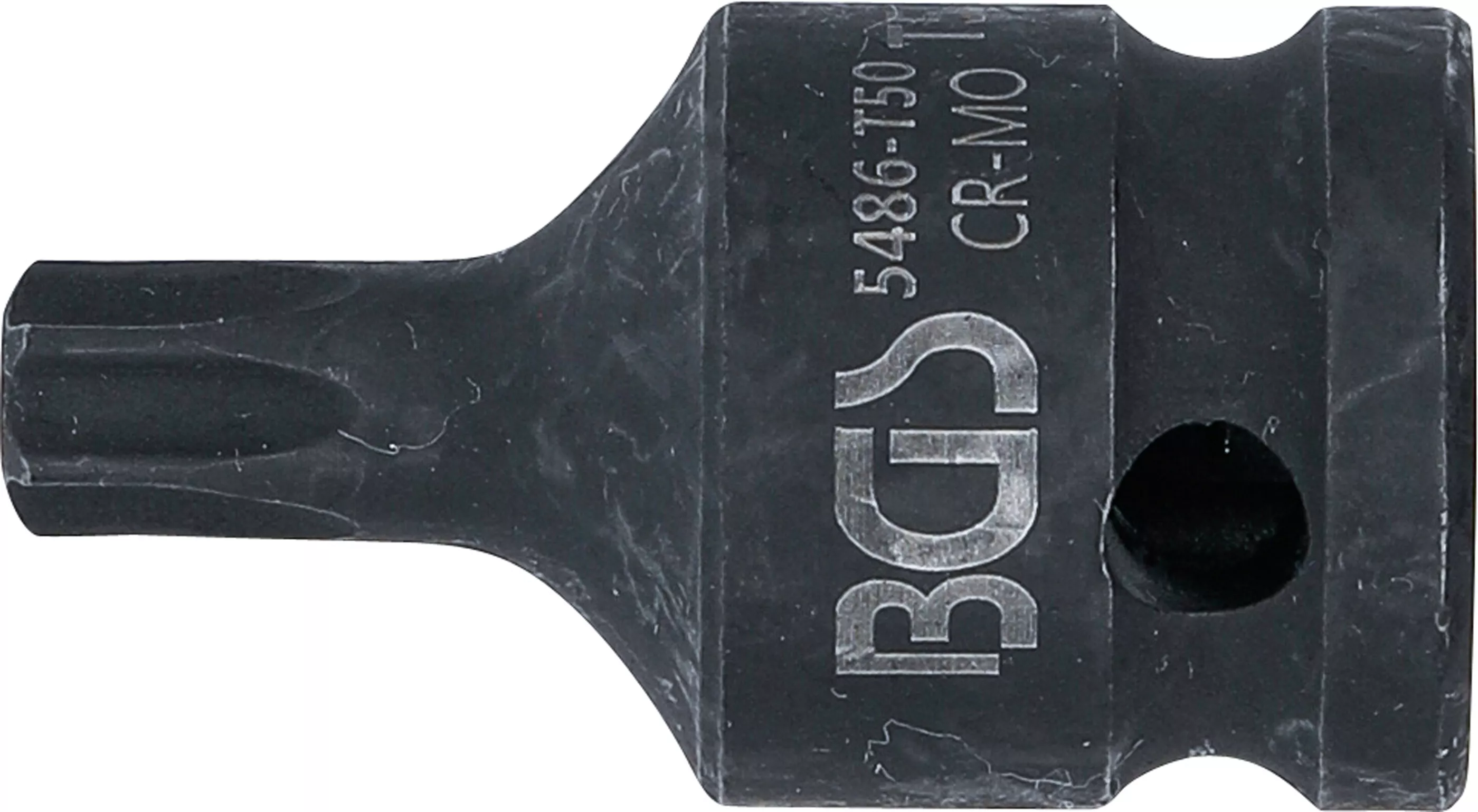 Profil TORX T50 – rázový nástrčný klíč 1/2 Detail profilu TORX T50 rázového nástrčného klíče