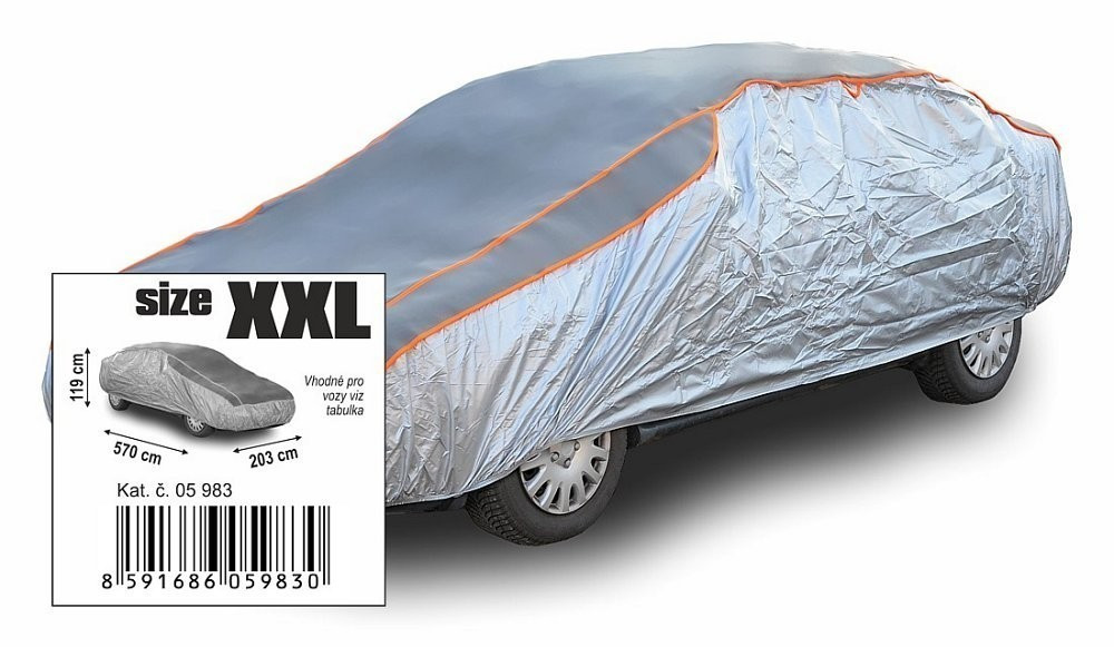Ochranná plachta proti kroupám XXL 570×203×119cm AHProfi