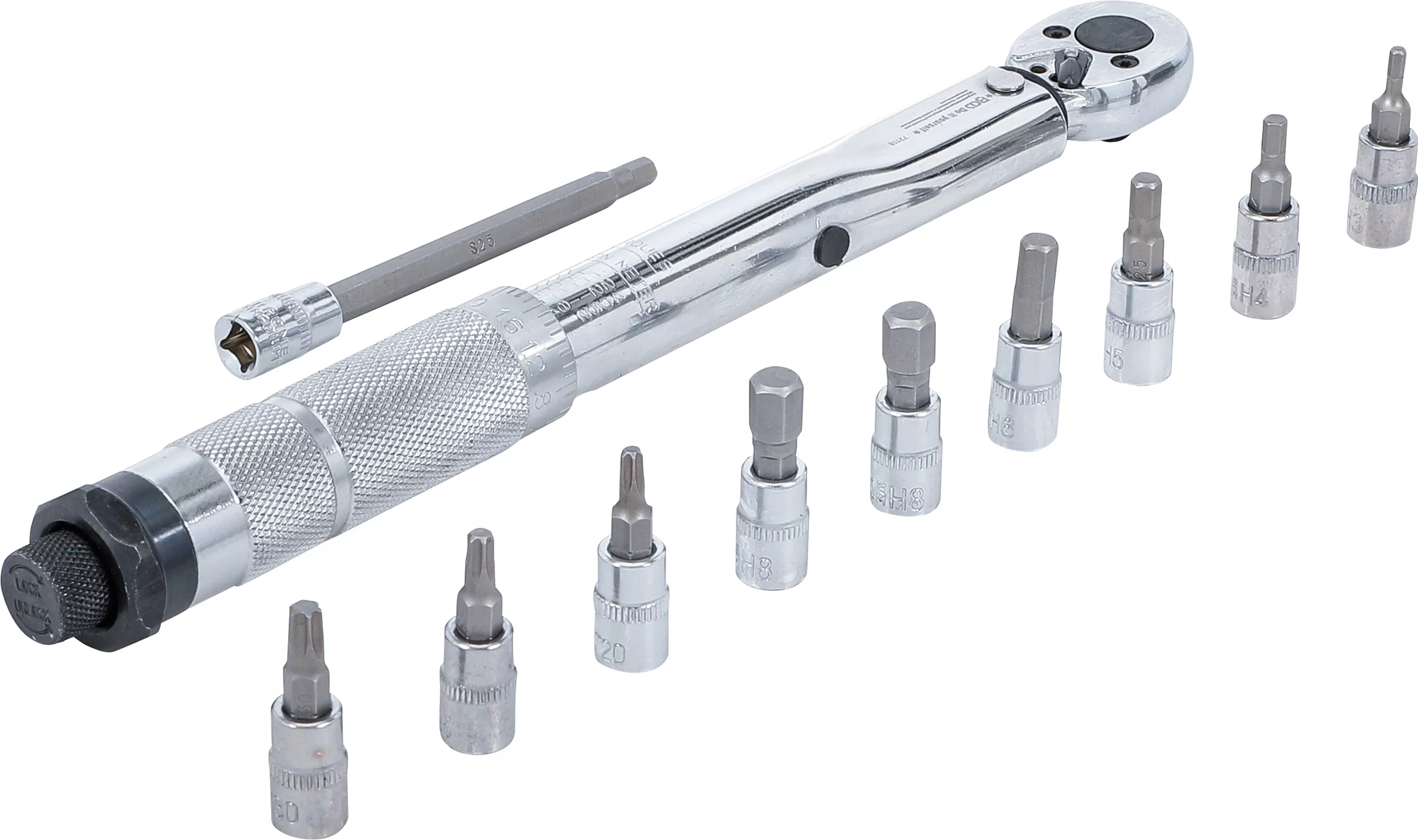 Sada momentového klíče BGS 72118 v kufru