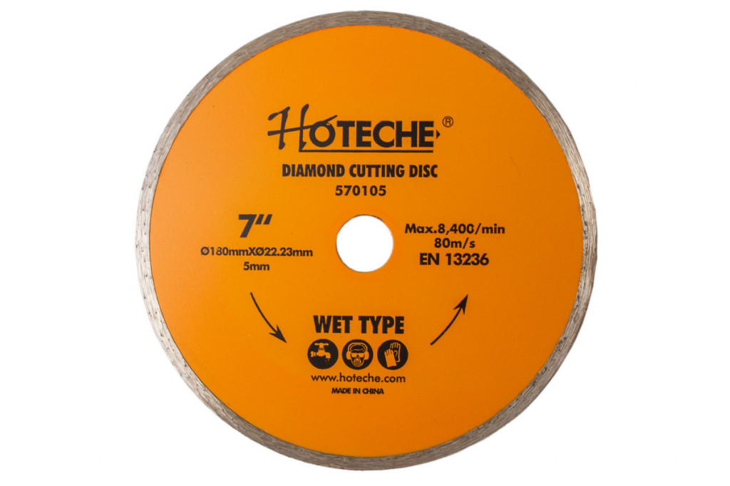 Levně Diamantový řezný kotouč 180 mm, WET TYPE - HT570105