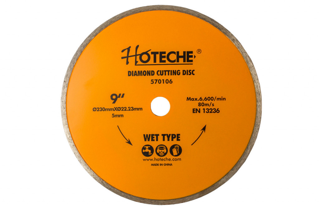 Levně Diamantový řezný kotouč 230 mm, WET TYPE - HT570106