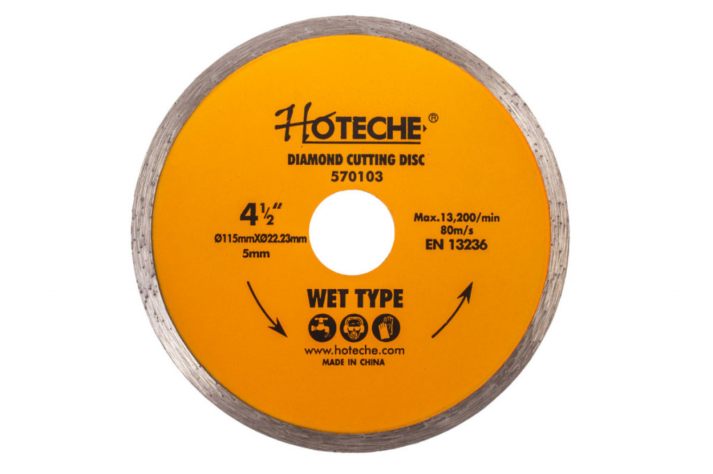 Levně Diamantový řezný kotouč 115 mm, WET TYPE - HT570103