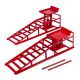Nájezdové rampy s hydraulickým zvedákem, pár - 2 t - AH019333