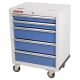 Dílenský vozík na nářadí PROFI, 5 zásuvek, modrá - MTGC1305W