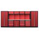 Kvalitní PROFI RED dílenský nábytek - 4535 x 2000 x 495 mm - RTGS1300A2