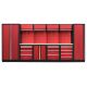 Kvalitní PROFI RED dílenský nábytek 4235 x 495 x 2000 mm - RTGS1300A5