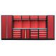 Kvalitní PROFI RED dílenský nábytek 4235 x 495 x 2000 mm - RTGS1300AL