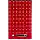 Děrovaná závěsná deska s el. zásuvkou 614,5x1052x24 mm PROFI RED - RWGB1324K