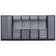 Kvalitní PROFI dílenský nábytek 4235 x 495 x 2000 mm - TGS1300A55