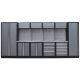Kvalitní PROFI dílenský nábytek 4235 x 495 x 2000 mm - TGS1300BB5