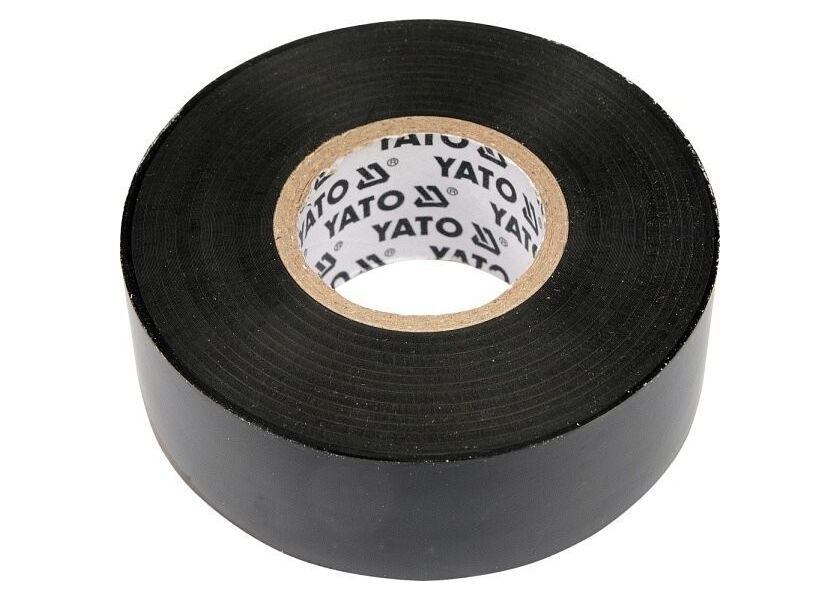Páska izolační 12 x 0,13 mm x 10 m černá - YT-8152