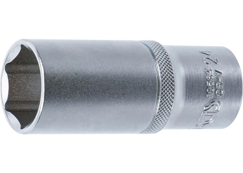 Nástrčná hlavice šestihranná, 1/2, 24 mm, prodloužená - B10564