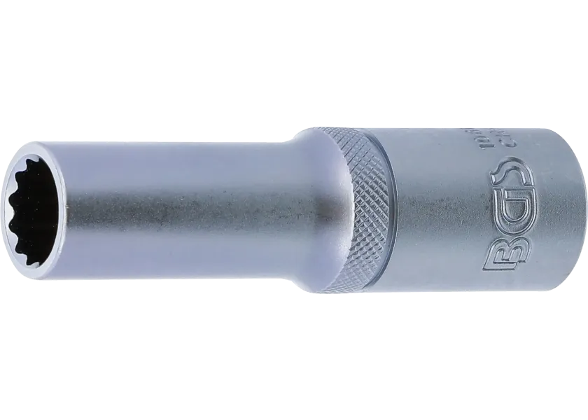 Prodloužená nástrčná hlavice 1/2, dvanáctihranná, 12 mm, BGS - B10662
