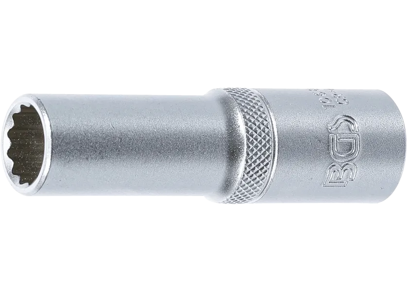 Prodloužená nástrčná hlavice 1/2, dvanáctihranná, 13 mm, BGS - B10681
