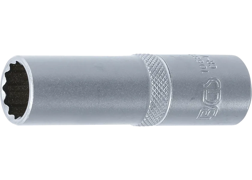 Prodloužená nástrčná hlavice 1/2, dvanáctihranná, 15 mm, BGS - B10682